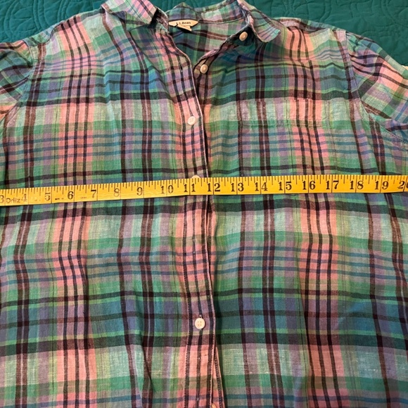 LL Bean linen tunic - large - Picture 4 of 5